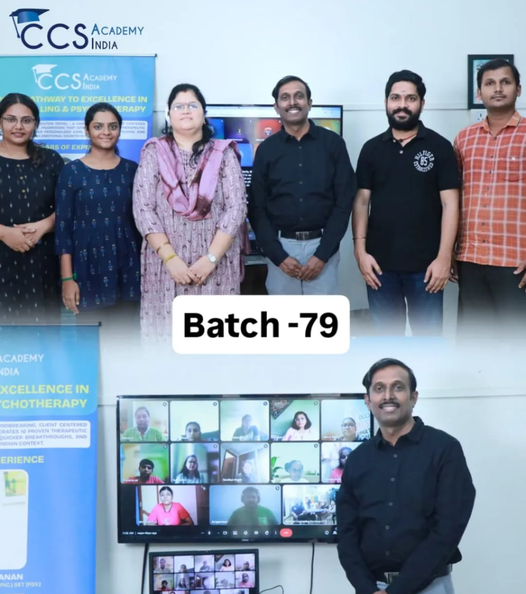 Batch 79 - PG Diploma in Counselling & Psychotherapy with Internship Accredited by International Association of Therapists Batch 79 - PG Diploma in Counselling & Psychotherapy with Internship Accredited by International Association of Therapists